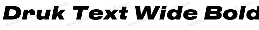 Druk Text Wide Bold字体转换